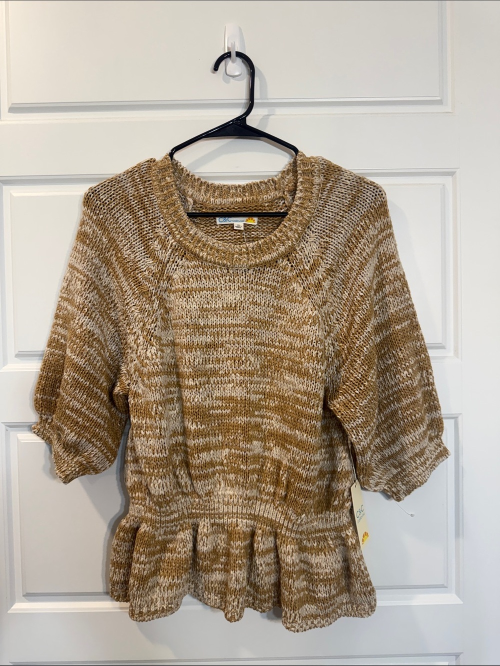 C&C California raglan sweater medium NWT